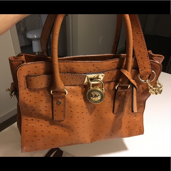 michael kors ostrich